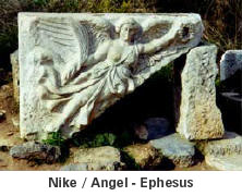 StorySkills photo of Nike looking like an angel from Ephesus